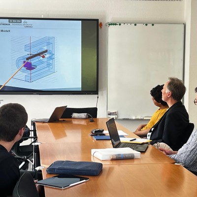 FEM-Simulation des magnetischen Flusses im optimierten Adapterdesign